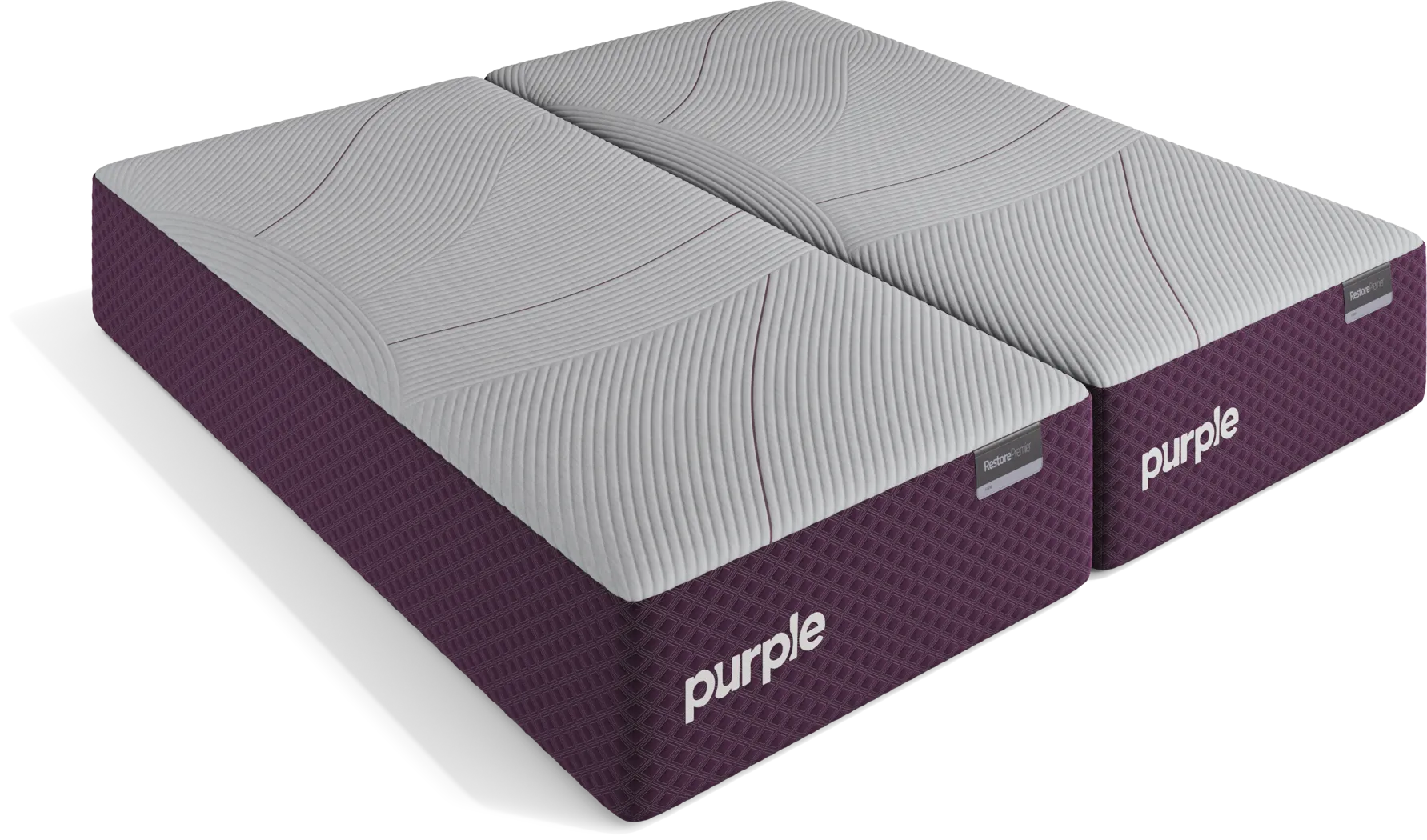 Purple Restore Premier Firm Split King Mattress (2 TWXL) - Thumbnail - Image 1