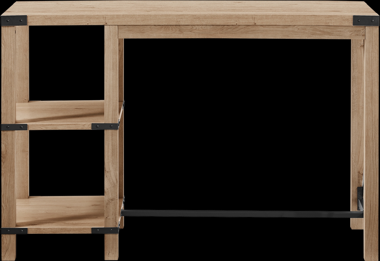 Purston Oak Kitchen Island - Thumbnail - Image 4