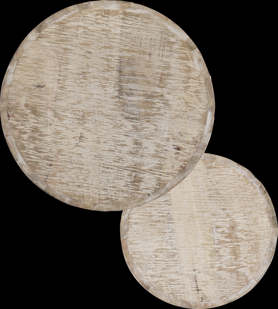 Purthsire White Nesting Tables, Set of 2 - Thumbnail - Image 2