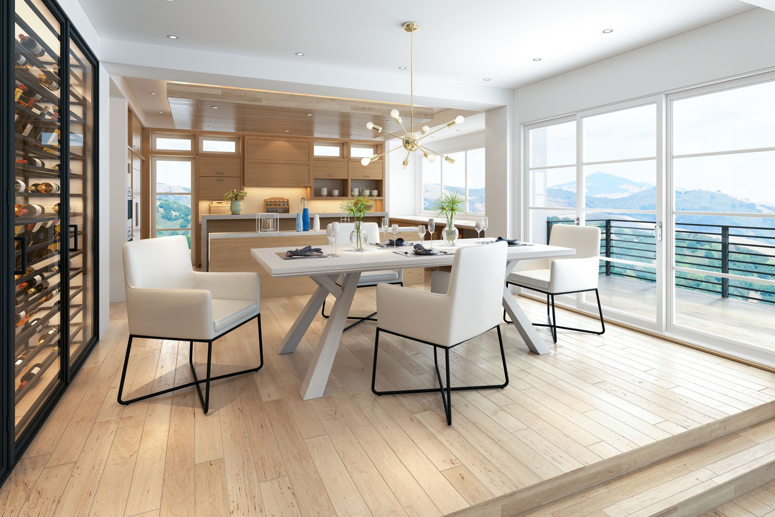 Putman White Arm Chair - Thumbnail - Image 2