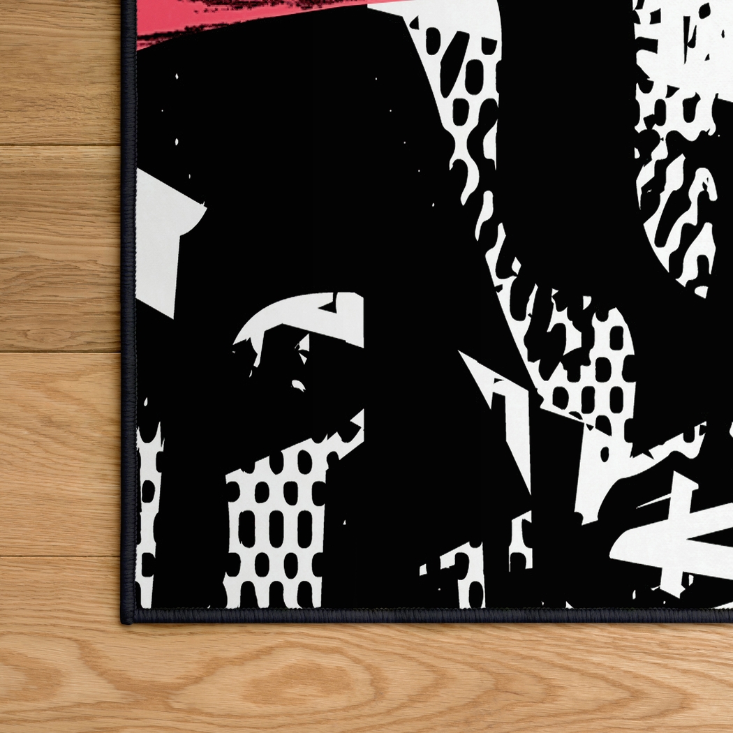 Pyerkeep Pink 5' x 7'7 Rug - Thumbnail - Image 4