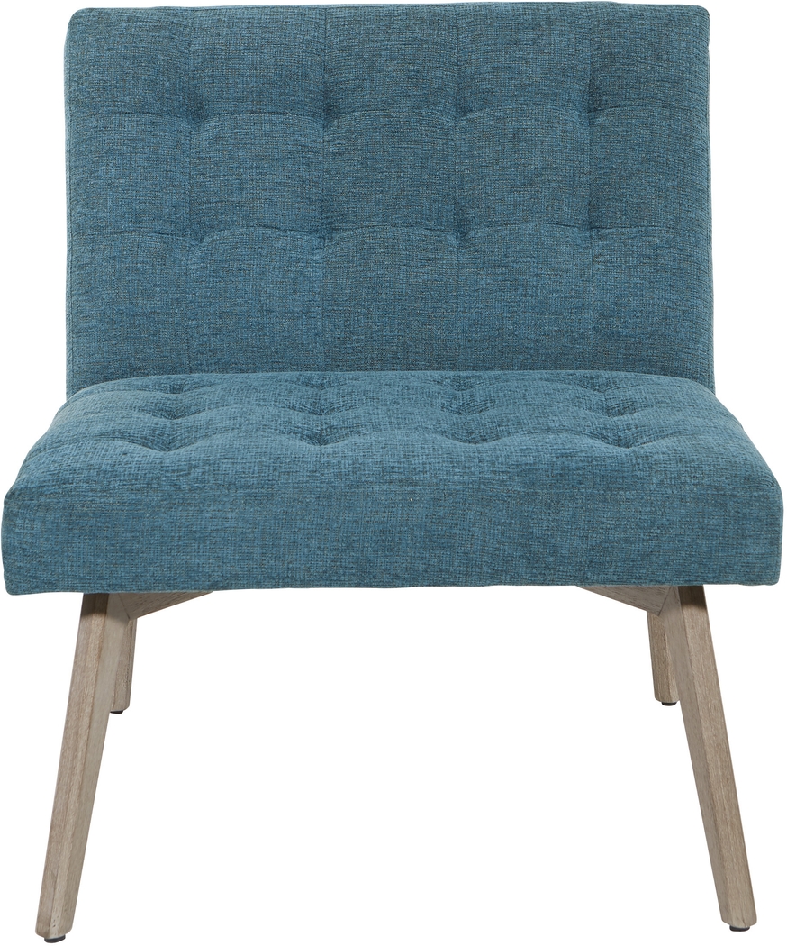 Pyka Blue Accent Chair - Thumbnail - Image 3