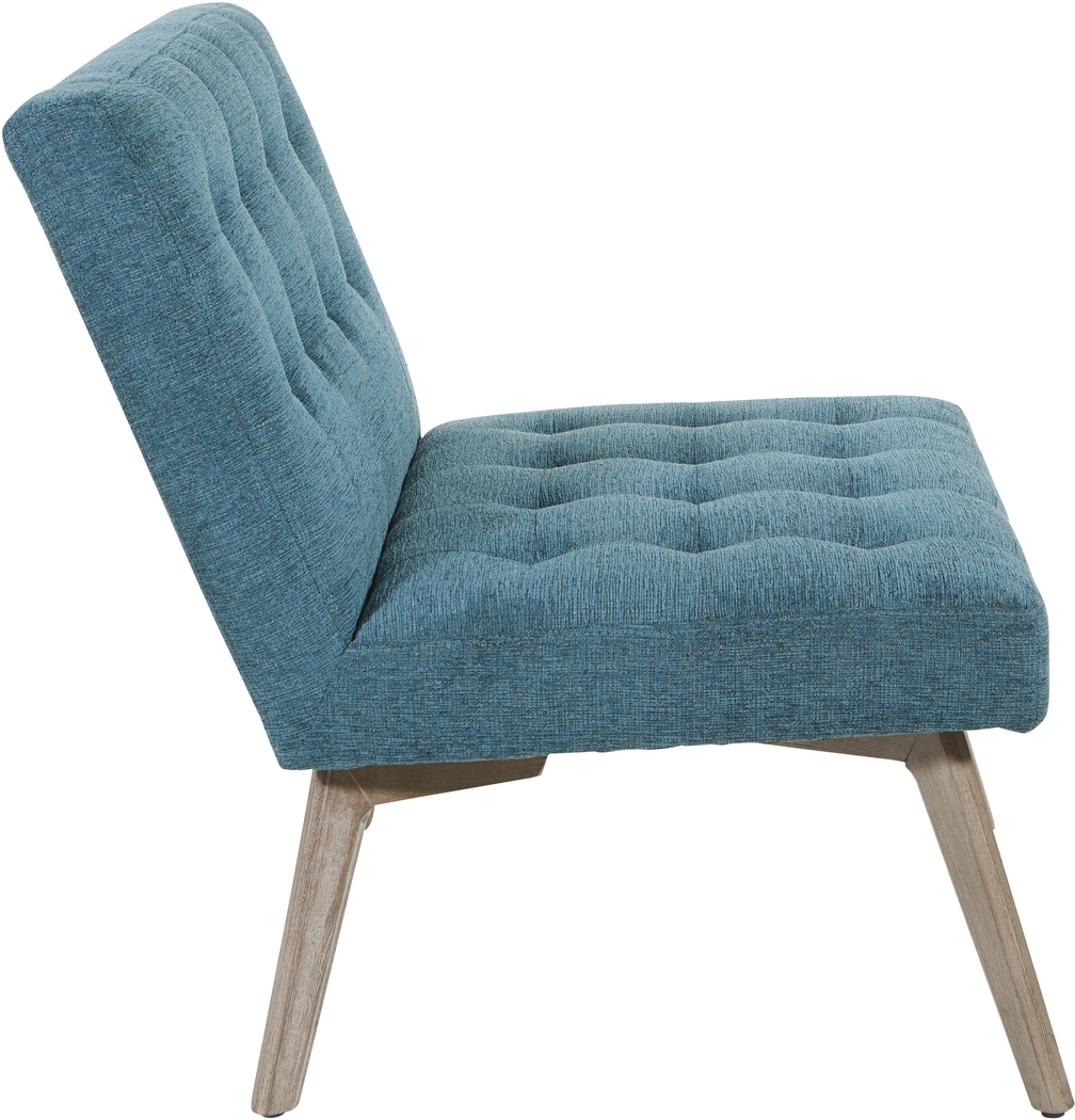 Pyka Blue Accent Chair - Thumbnail - Image 4
