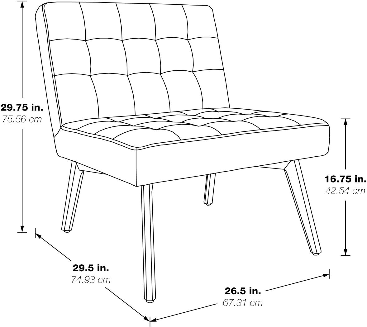 Pyka Blue Accent Chair - Thumbnail - Image 9