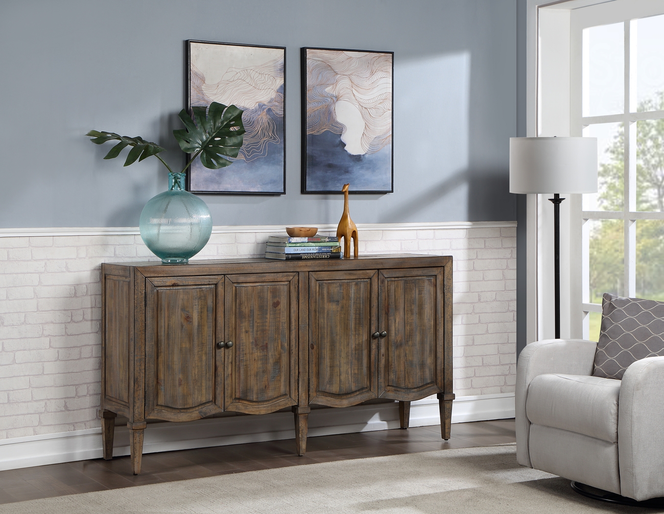 Pyreness Brown Credenza - Thumbnail - Image 5