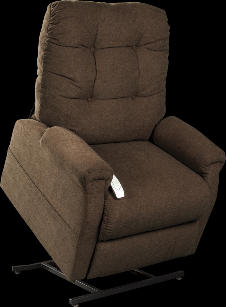 Pyron Brown Lift Chair Power Recliner - Thumbnail - Image 2
