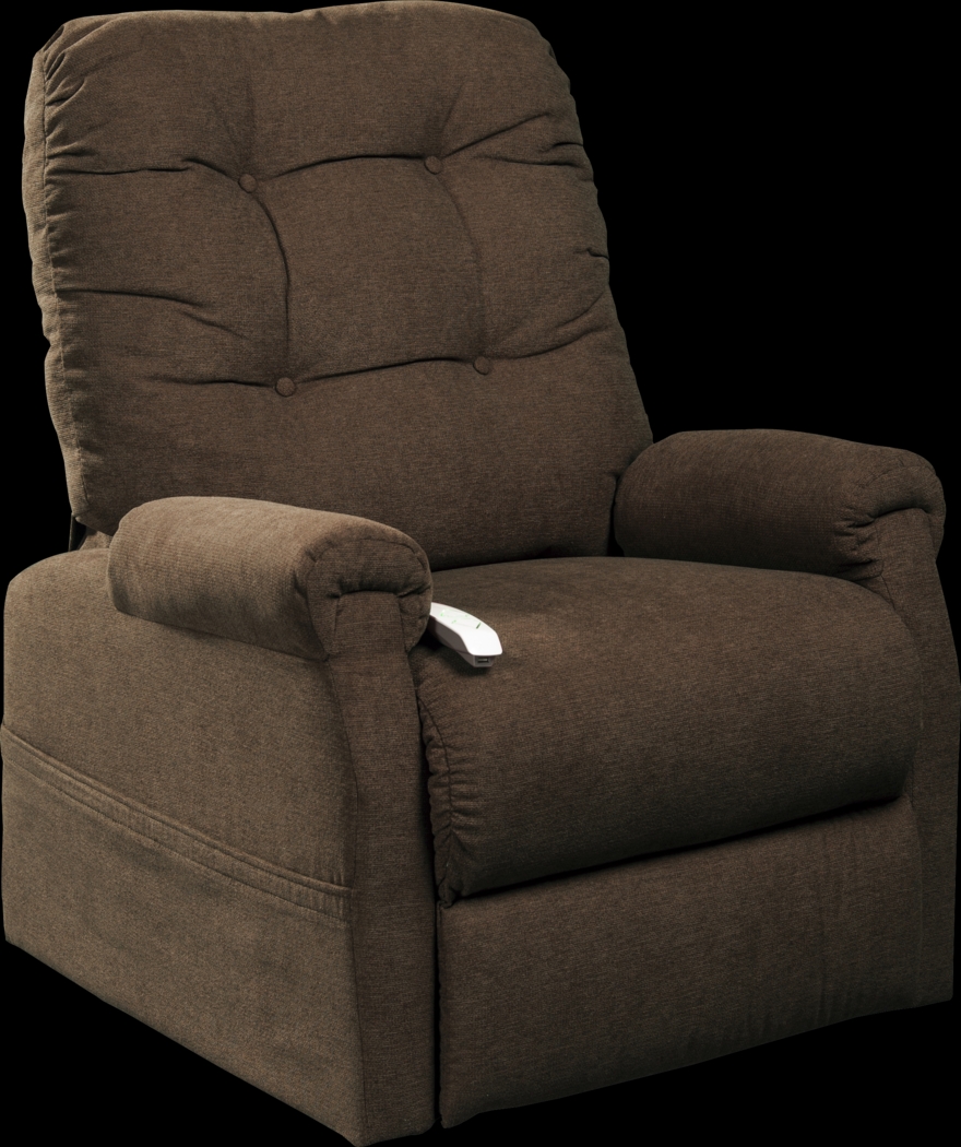 Pyron Brown Lift Chair Power Recliner - Thumbnail - Image 1