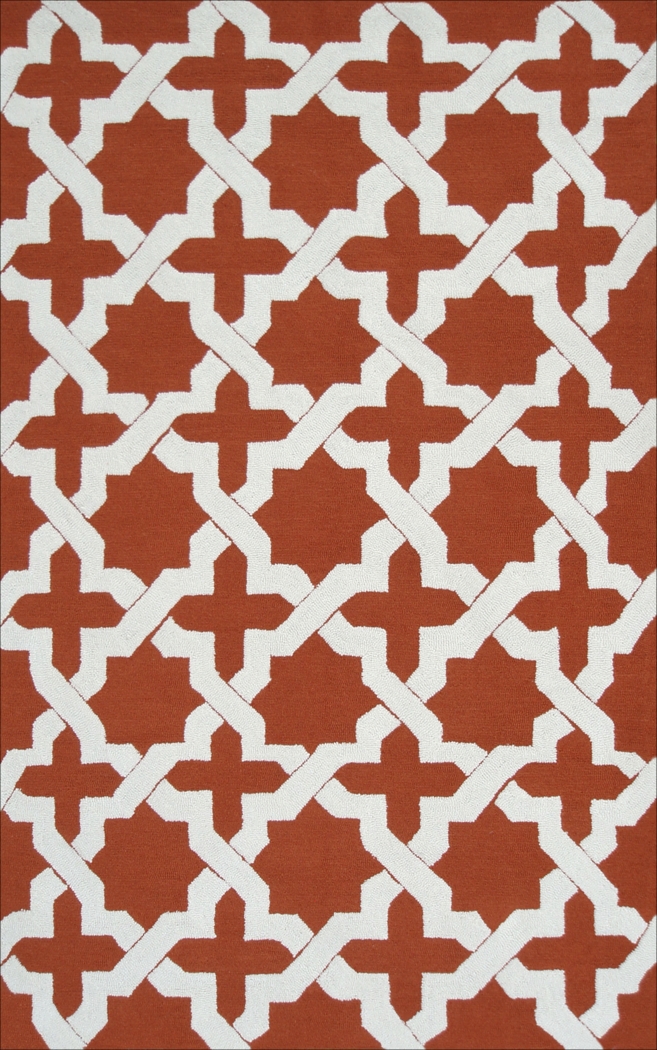 Qantio Orange 8' x 9'7 Indoor/Outdoor Rug - Thumbnail - Image 1