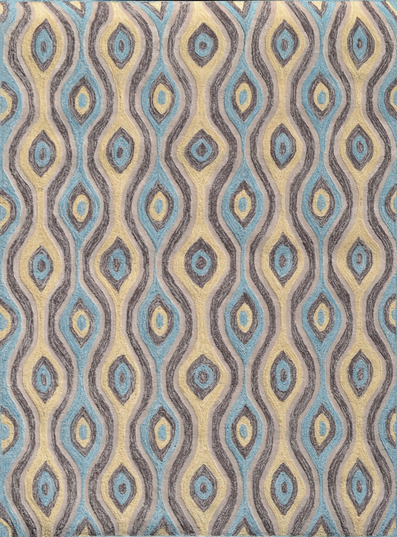 Qantuo Tan 5' x 8' Indoor/Outdoor Rug - Thumbnail - Image 1