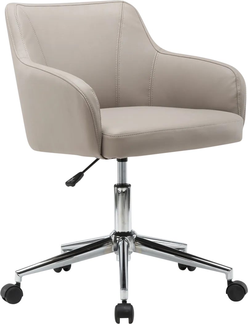 Qarro Beige Office Chair - Thumbnail - Image 1