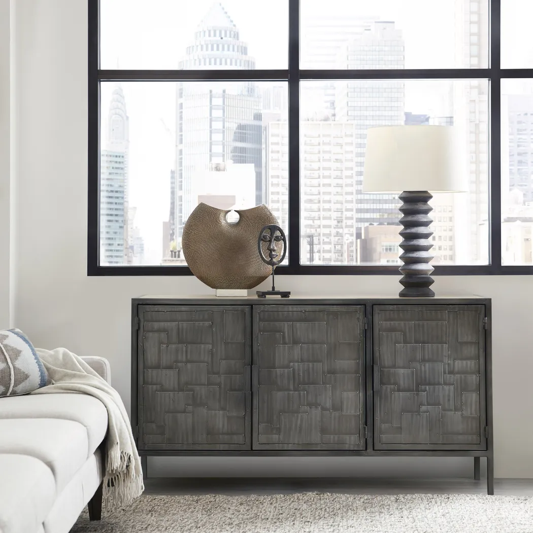 Quadgate Gray Sideboard - Thumbnail - Image 2