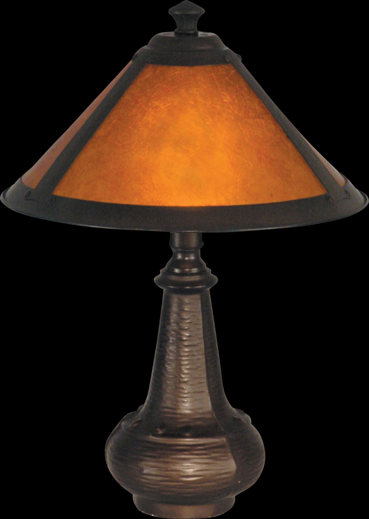 Quaggy Shade Amber Lamp - Thumbnail - Image 1