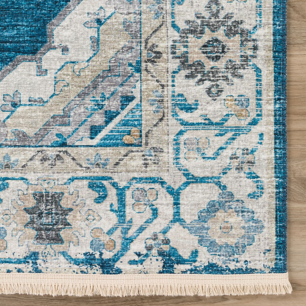 Quandry Blue 8' x 10' Rug - Thumbnail - Image 3