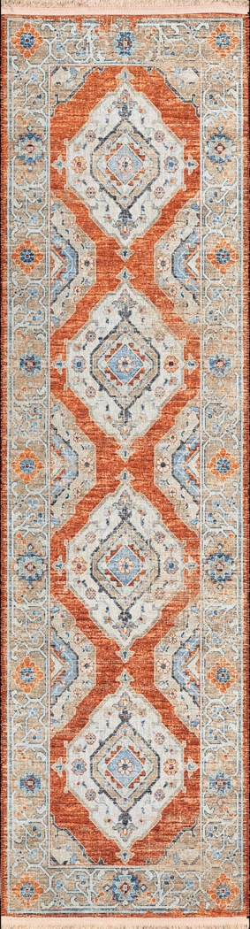 Quandry Red 2' x 12' Rug - Thumbnail - Image 1
