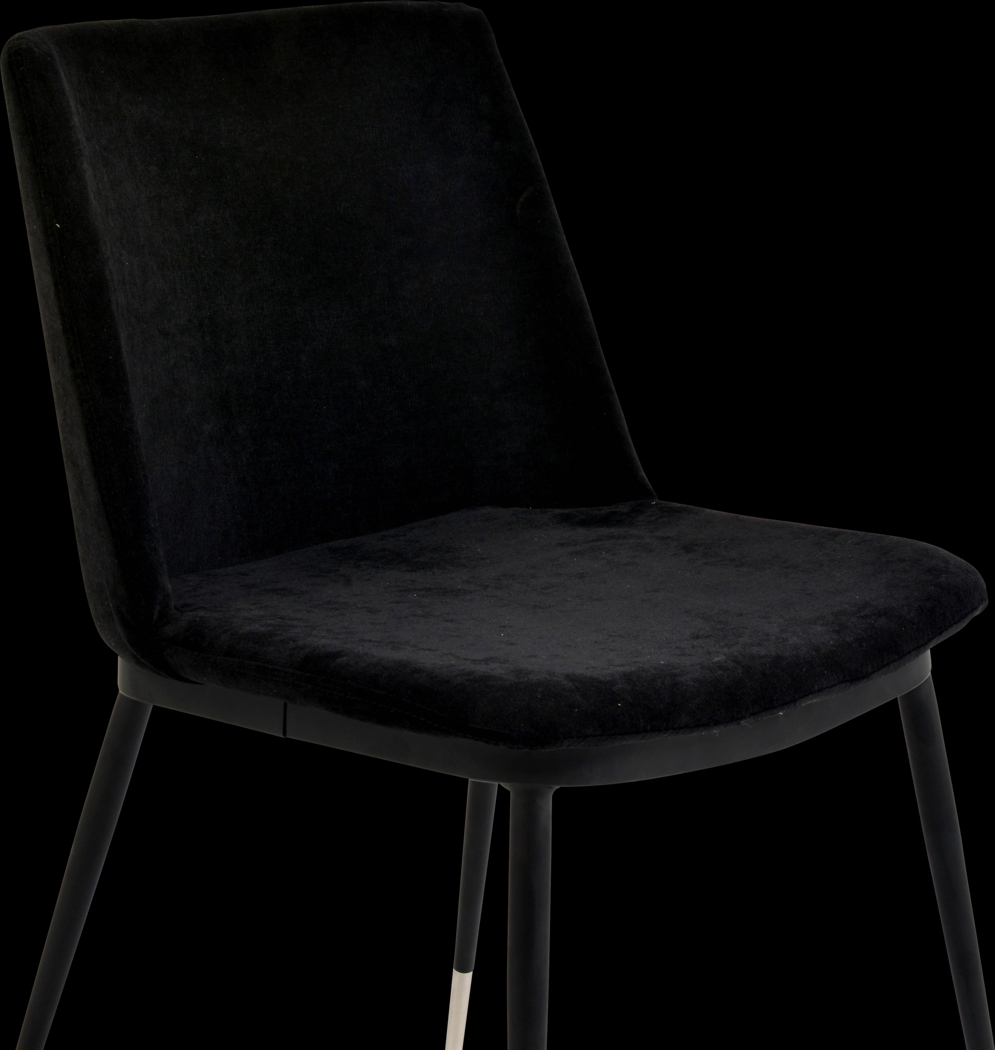 Quannah Black Dining Chair, Set of 2 - Thumbnail - Image 6