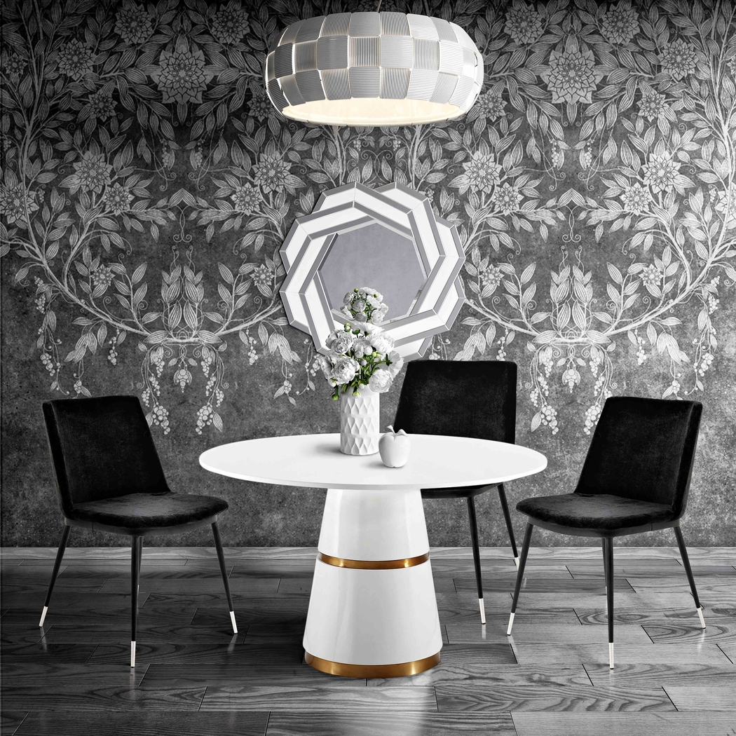 Quannah Black Dining Chair, Set of 2 - Thumbnail - Image 7