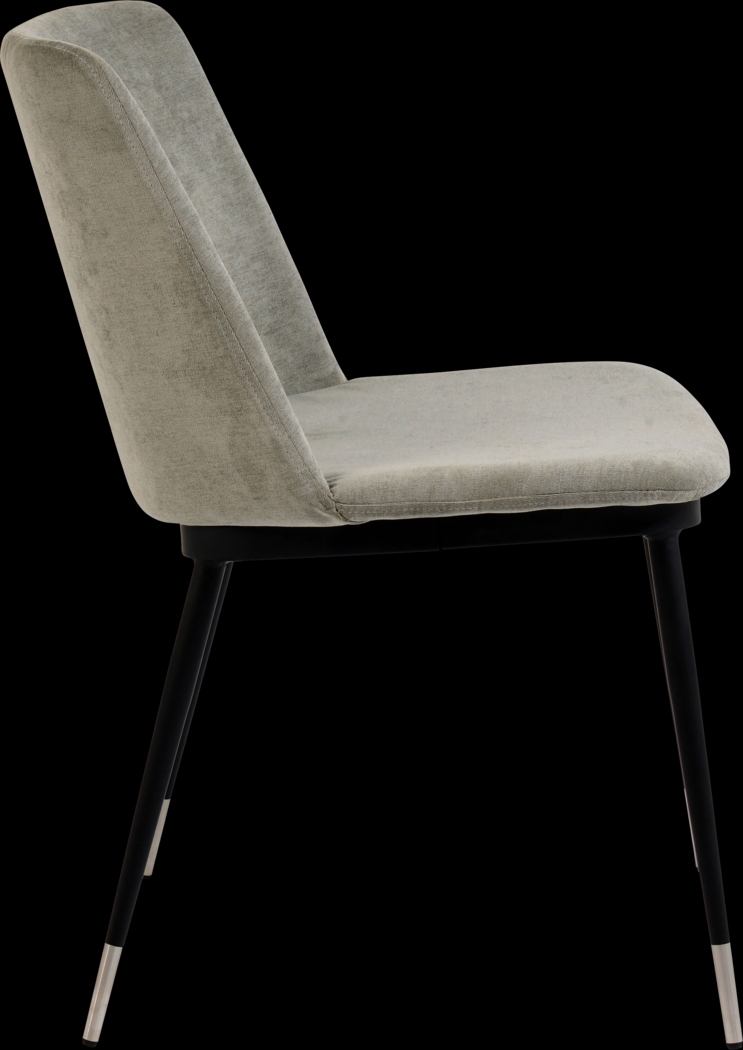 Quannah Gray Dining Chair, Set of 2 - Thumbnail - Image 4