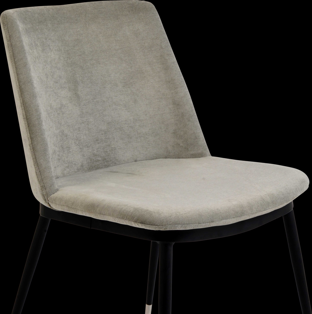 Quannah Gray Dining Chair, Set of 2 - Thumbnail - Image 6