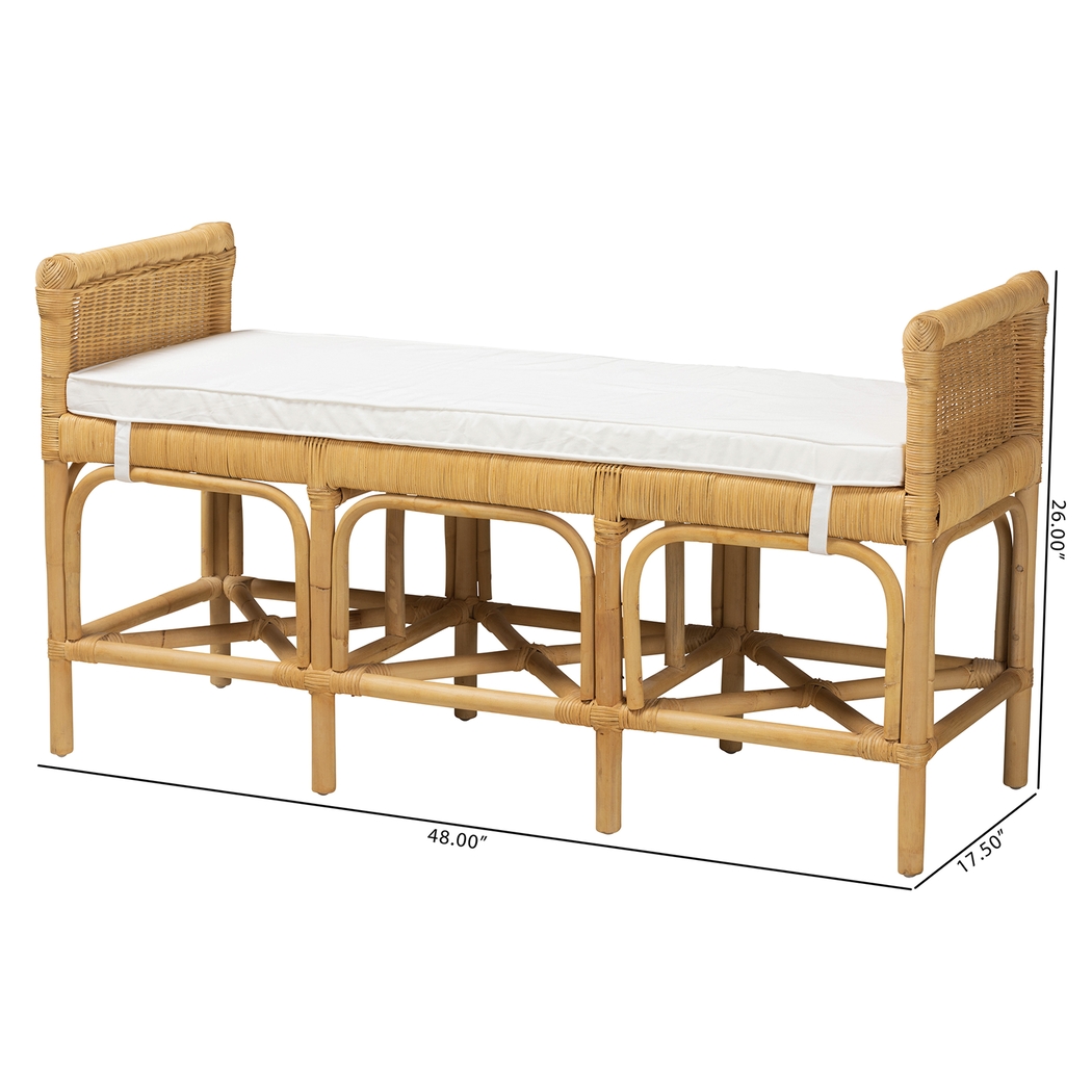 Quanset Natural Accent Bench - Thumbnail - Image 8