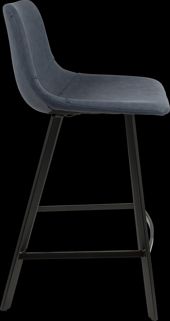 Quark Blue Counter Height Stool (Set of 2) - Thumbnail - Image 3