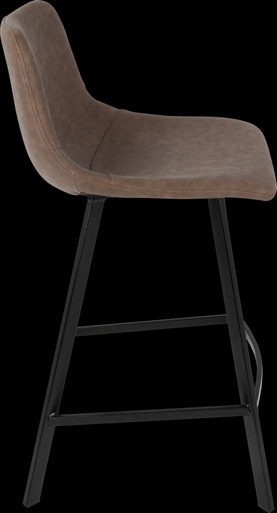 Quark Brown Counter Height Stool (Set of 2) - Thumbnail - Image 3