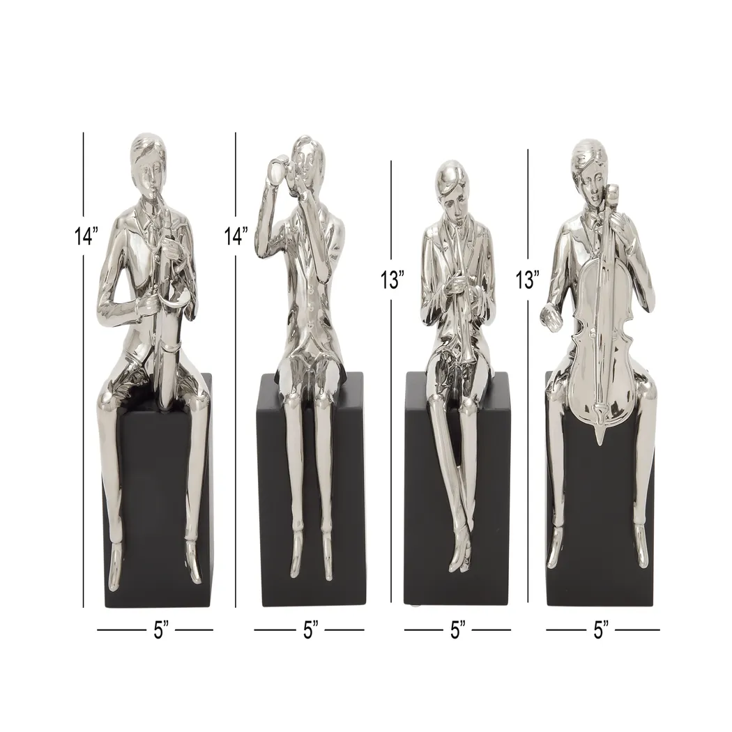 Quart Silver Sculpture, Set of 4 - Thumbnail - Image 6