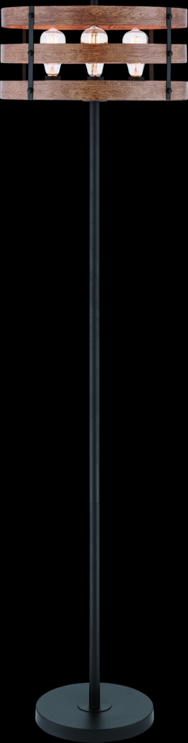 Quaylo Cove Black Floor Lamp - Thumbnail - Image 1