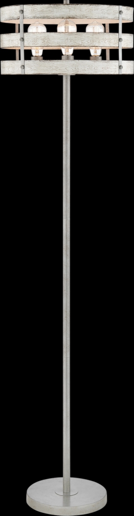 Quaylo Cove Silver Floor Lamp - Thumbnail - Image 1