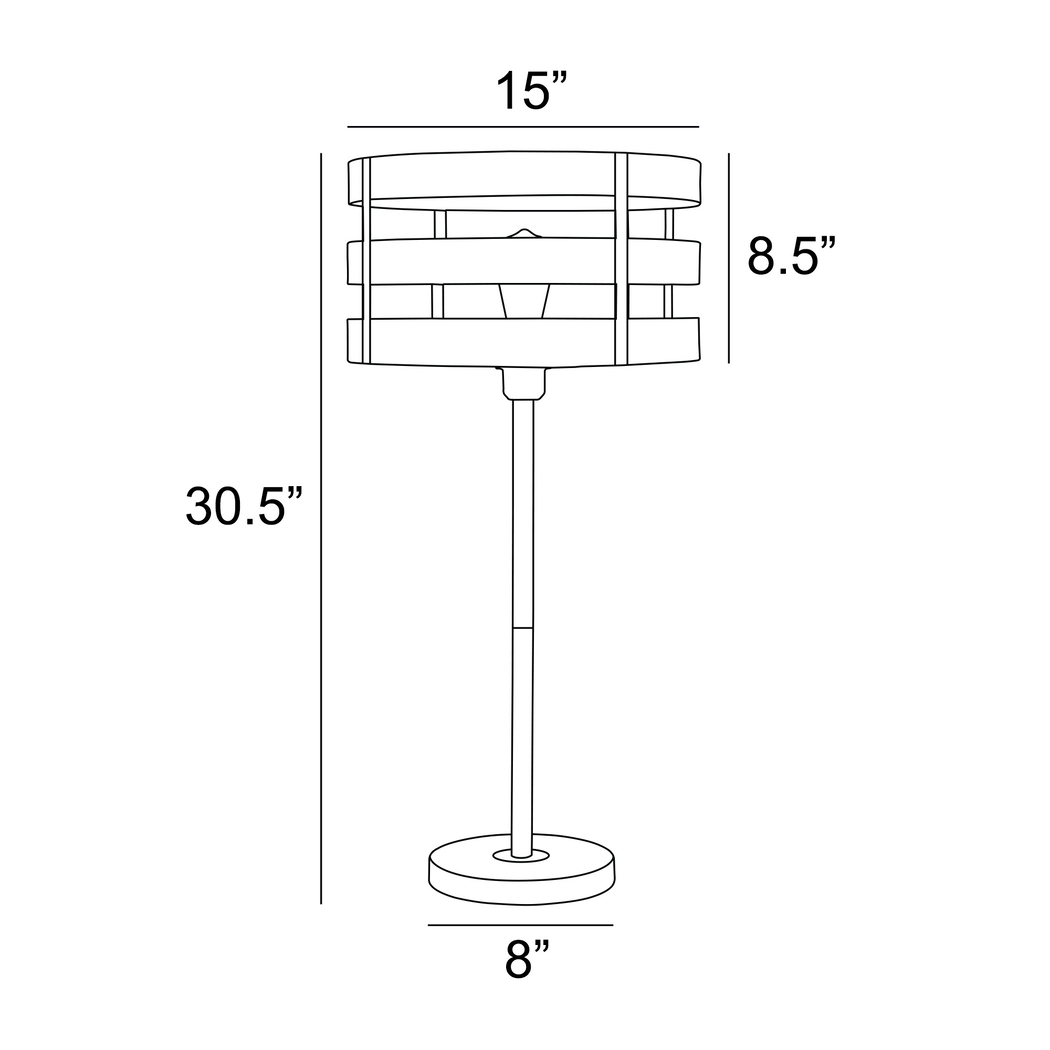 Quaylo Cove Silver Lamp - Thumbnail - Image 4