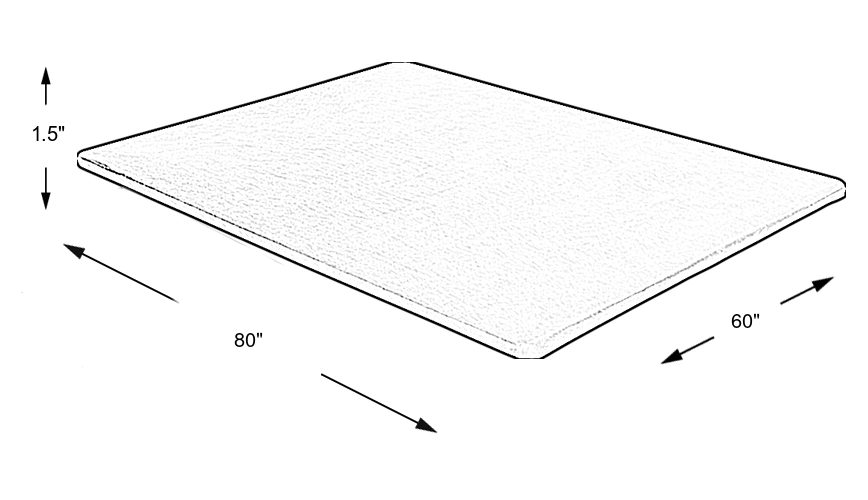 Dimension Image. Please refer to the Dimension Tab on this page for dimension details.