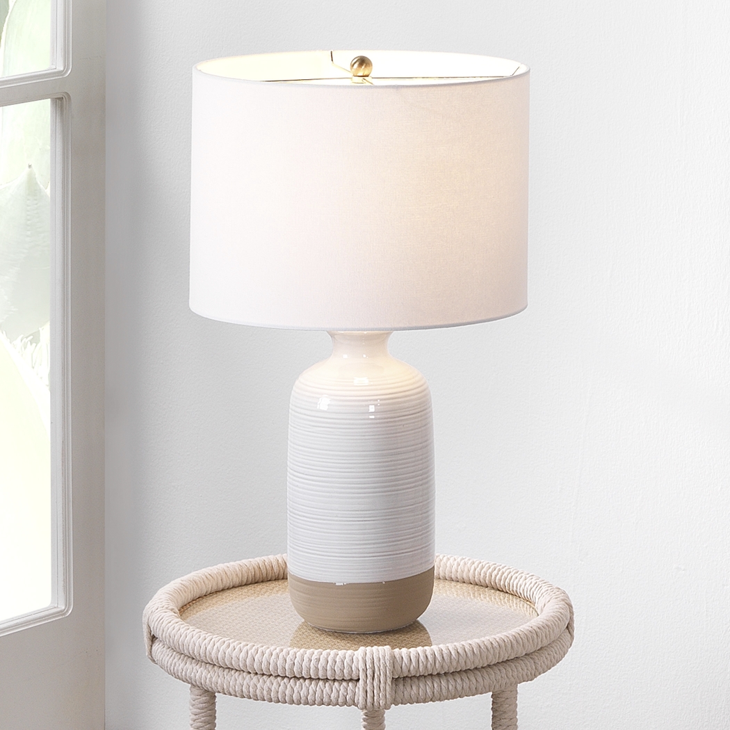 Queller Boulevard White Lamp - Thumbnail - Image 3