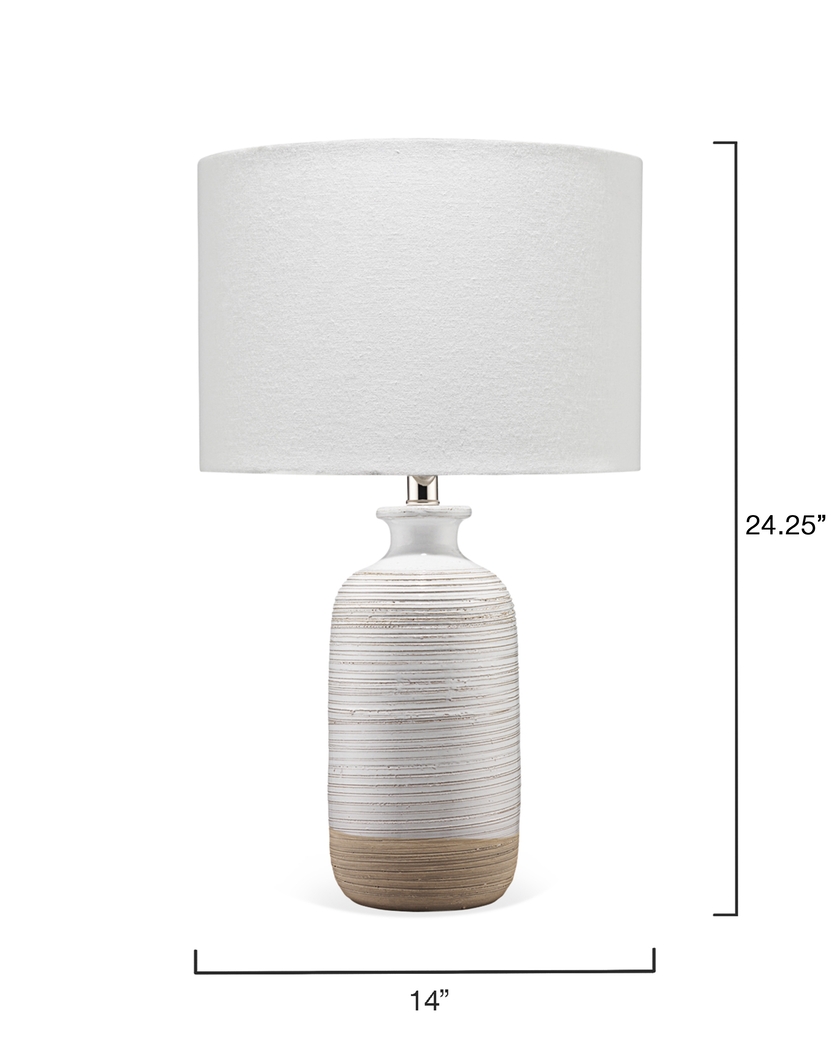 Queller Boulevard White Lamp - Thumbnail - Image 5