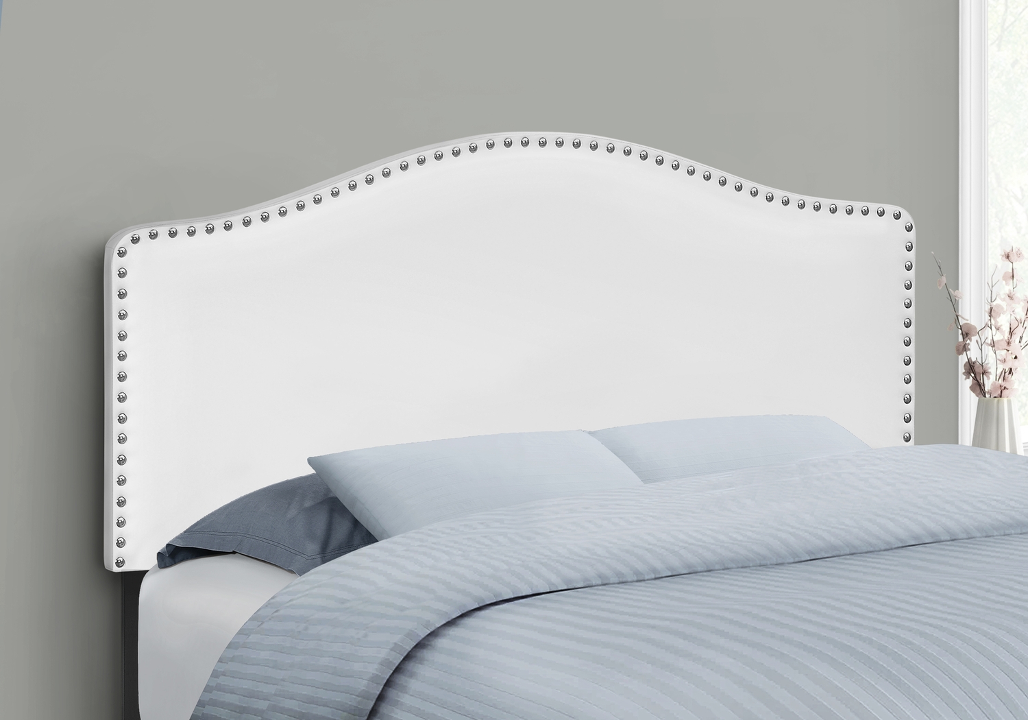 Quencer White Full Headboard - Thumbnail - Image 3