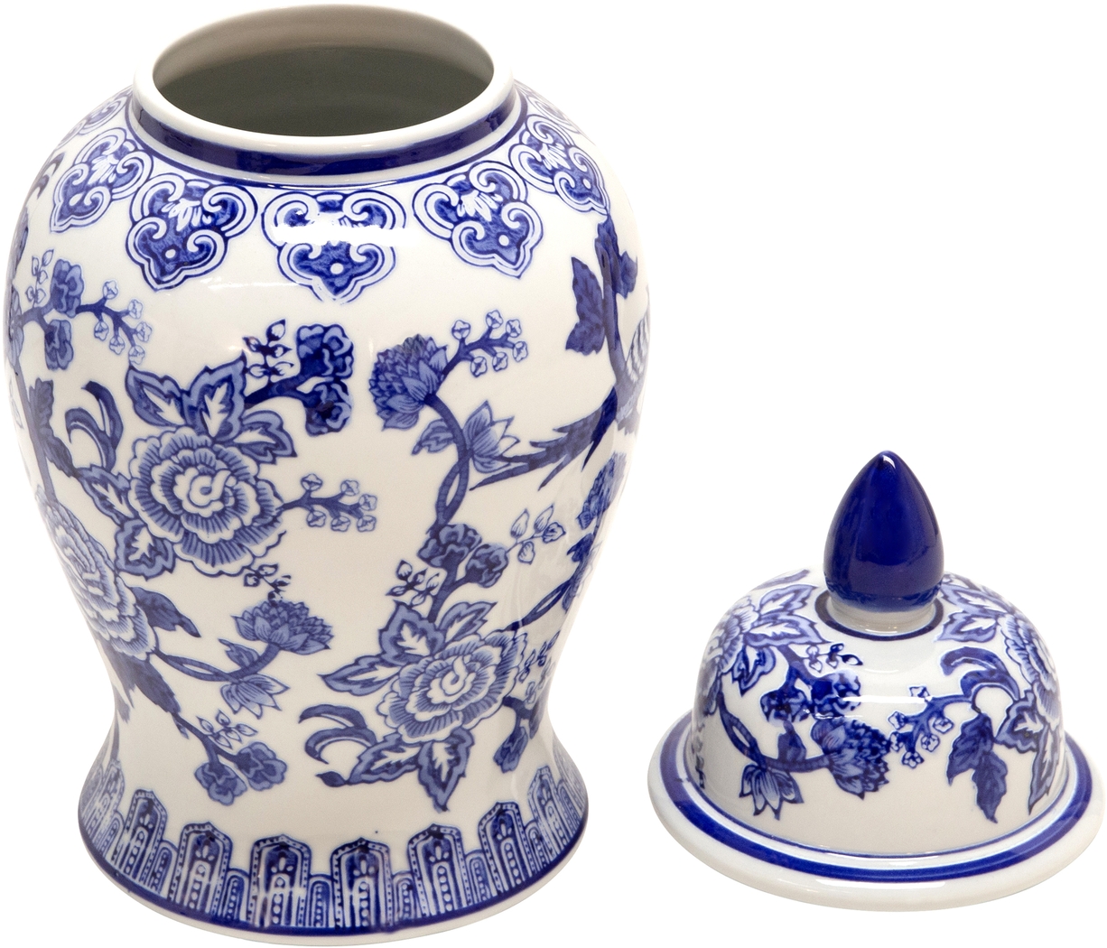 Querbes Blue Temple Jar - Thumbnail - Image 2