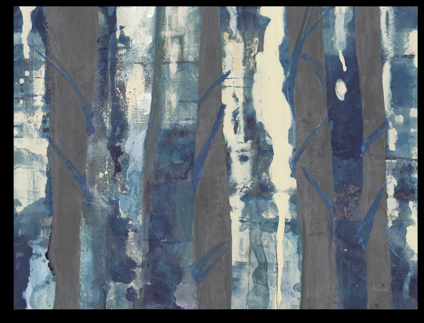 Quest Through The Woods Blue Artwork - Thumbnail - Image 1