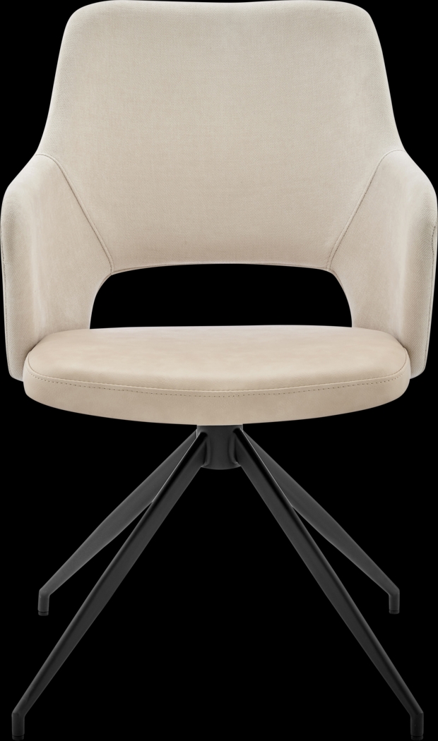 Quiment Beige Arm Chair - Thumbnail - Image 2