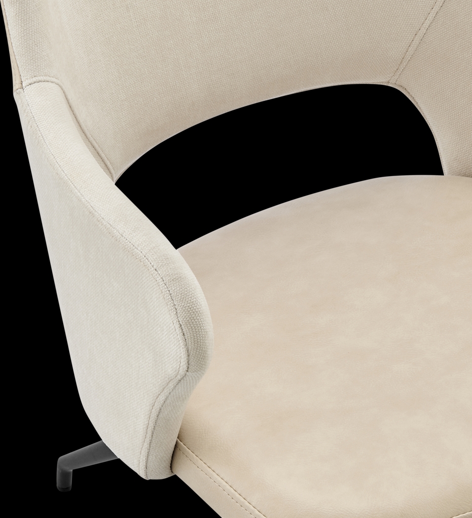 Quiment Beige Arm Chair - Thumbnail - Image 7