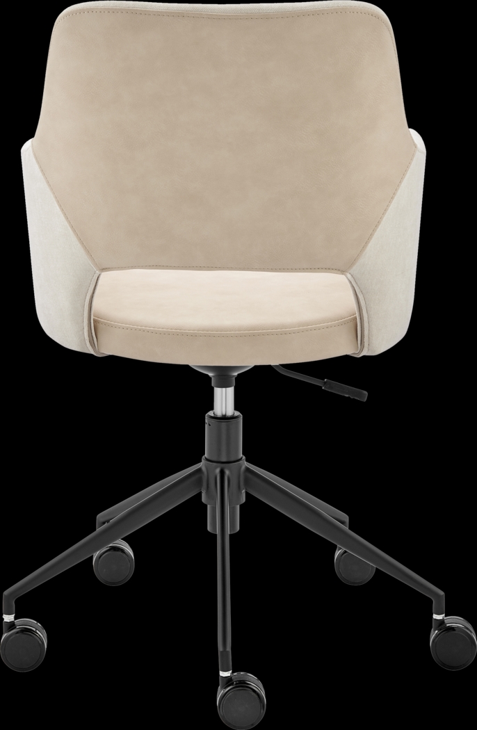 Quiment Light Beige Office Chair - Thumbnail - Image 6