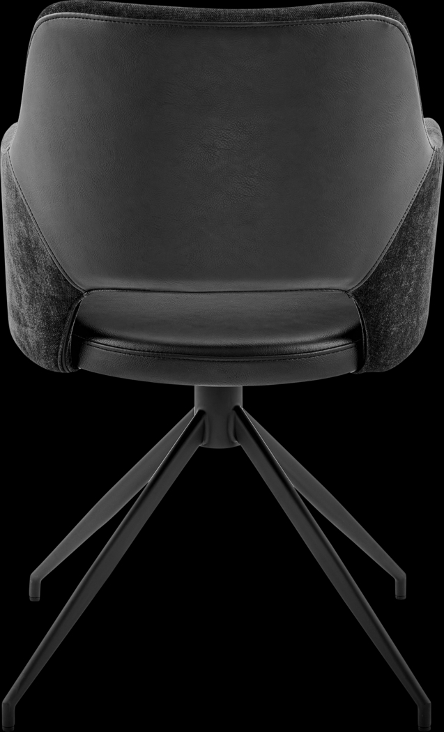 Quiment Black Arm Chair - Thumbnail - Image 5