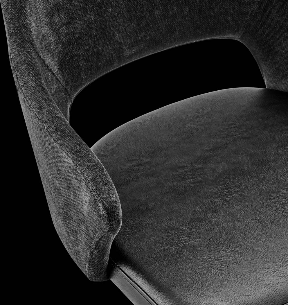 Quiment Black Arm Chair - Thumbnail - Image 6