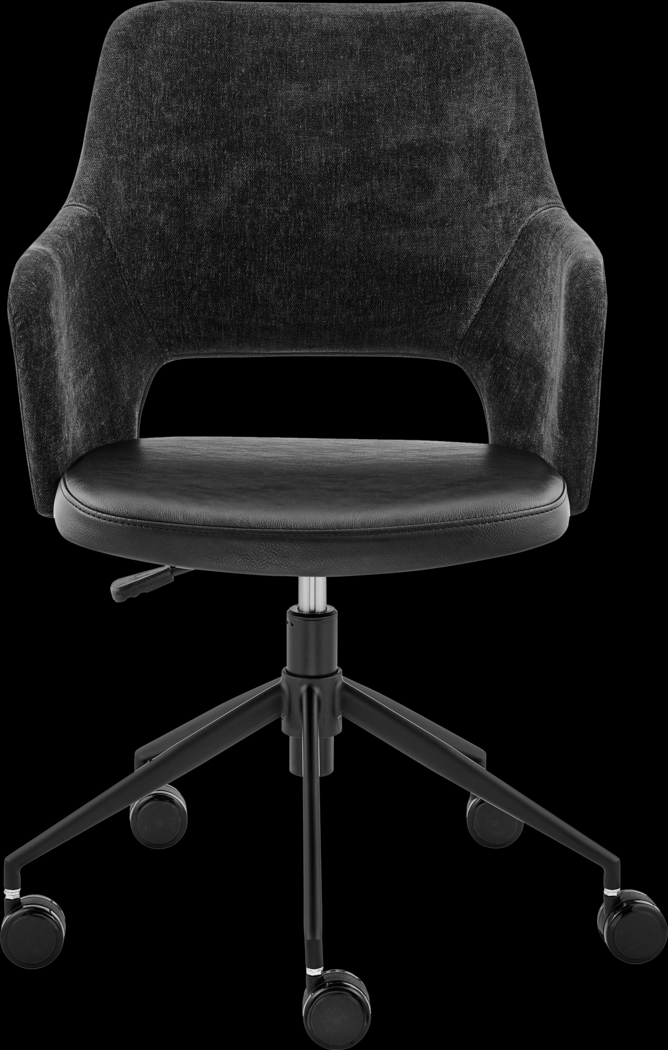 Quiment Black Office Chair - Thumbnail - Image 2