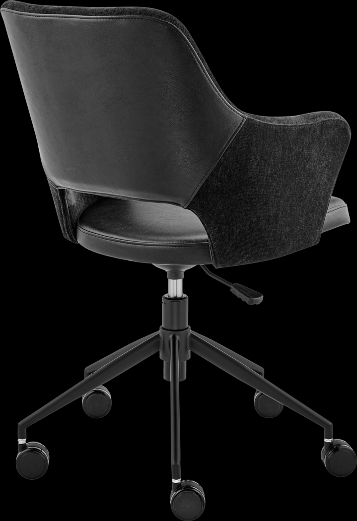 Quiment Black Office Chair - Thumbnail - Image 4