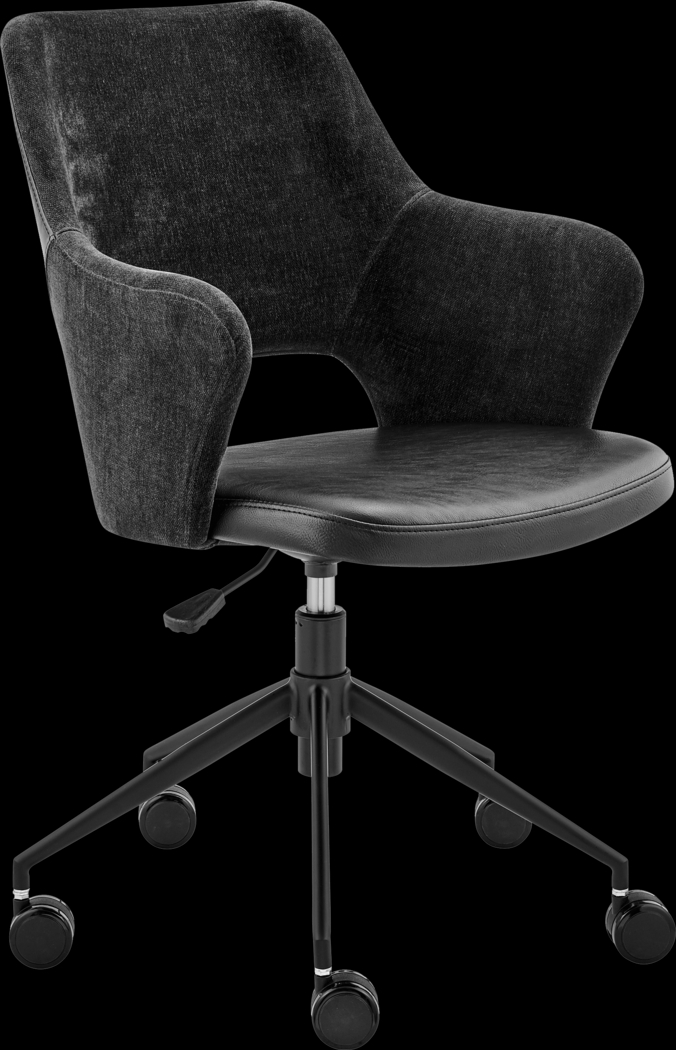 Quiment Black Office Chair - Thumbnail - Image 1