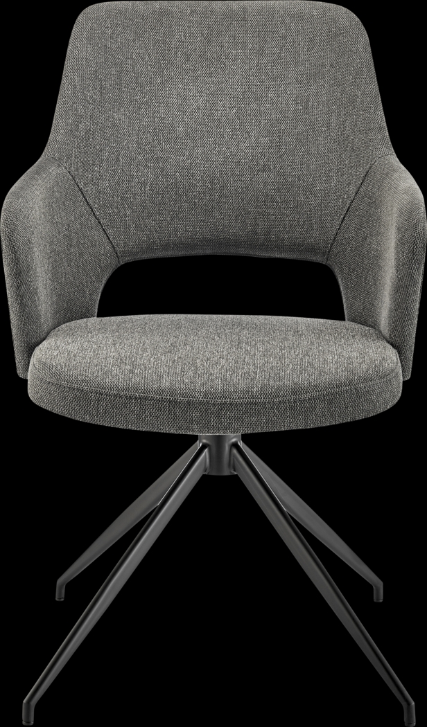 Quiment Charcoal Arm Chair - Thumbnail - Image 2