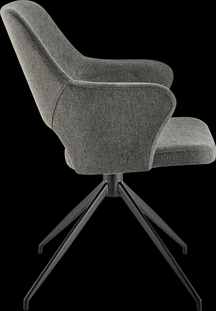 Quiment Charcoal Arm Chair - Thumbnail - Image 3