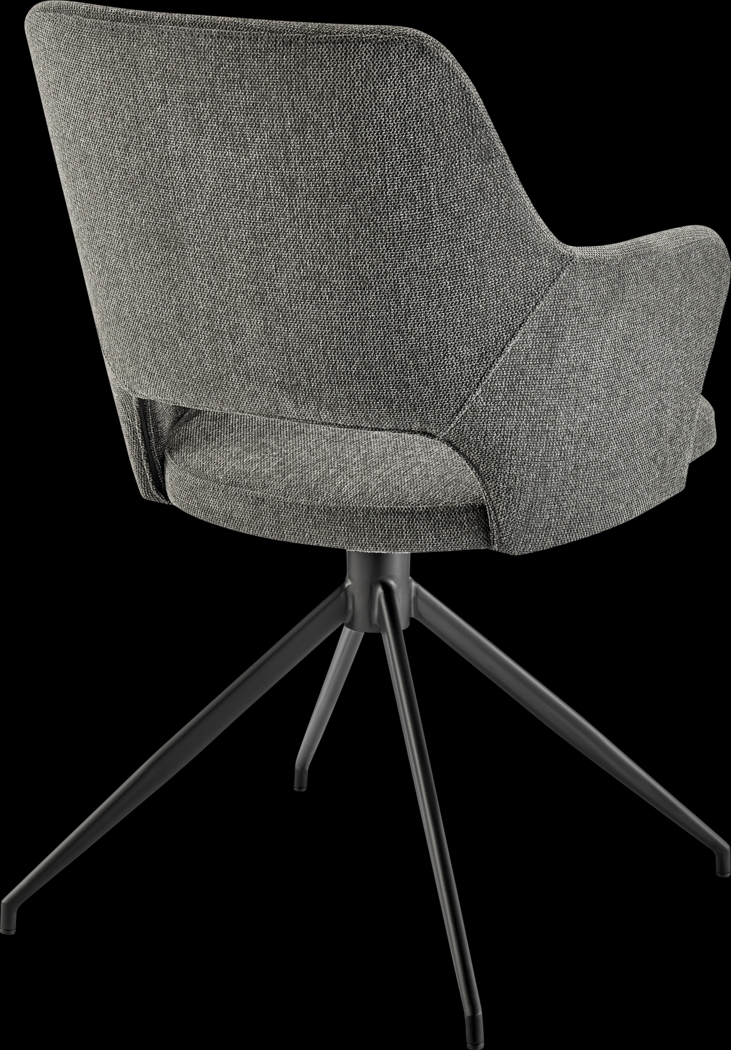 Quiment Charcoal Arm Chair - Thumbnail - Image 5