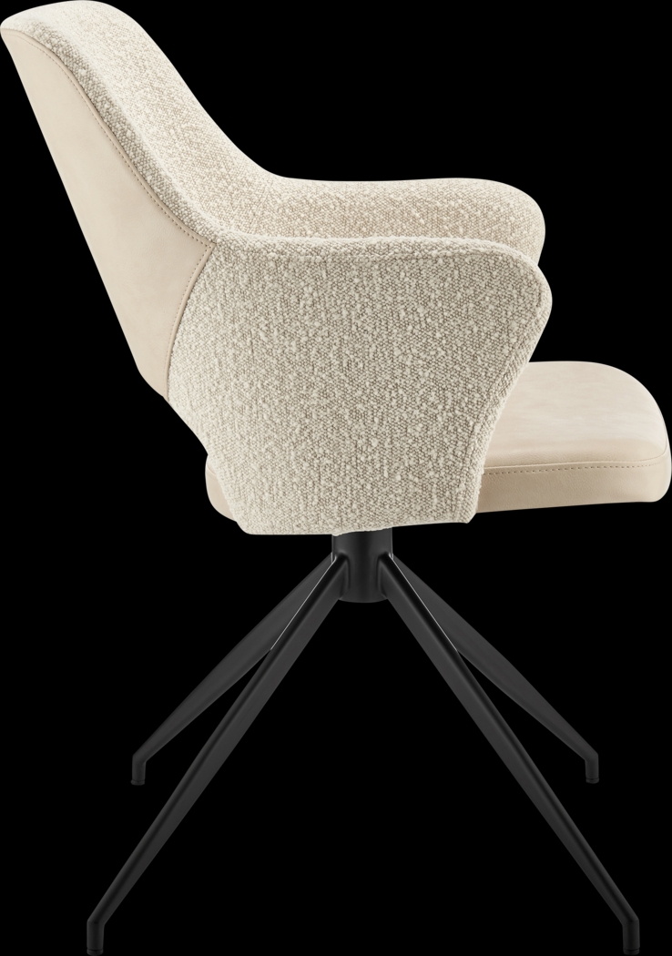 Quiment Ivory Arm Chair - Thumbnail - Image 8