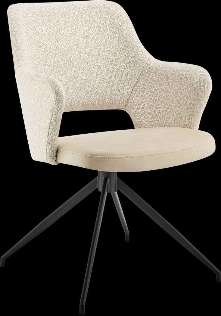 Quiment Ivory Arm Chair - Thumbnail - Image 1