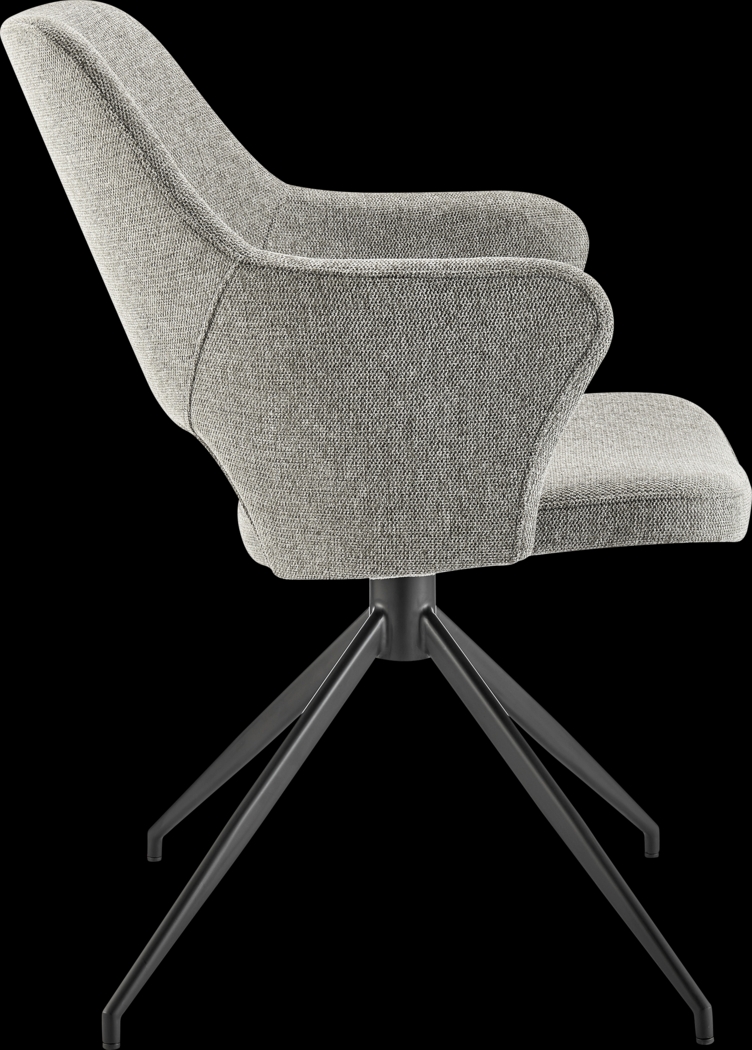 Quiment Light Gray Arm Chair - Thumbnail - Image 6