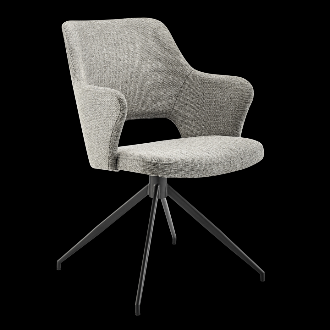 Quiment Light Gray Arm Chair - Thumbnail - Image 1